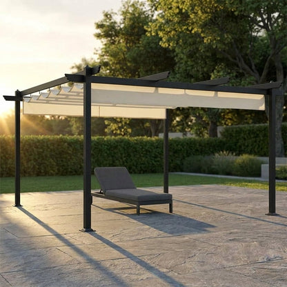 Retractable Pergola Canopy — Studio Shot